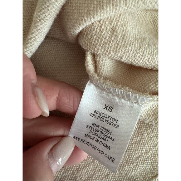 Hippie Rose Women's Light Jacket Beige Button-Up Size XS Fall Spring - Picture 7 of 7